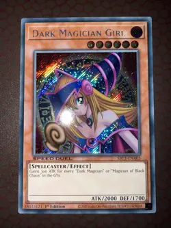 Yu-Gi-Oh! Dark Magician Girl -SBC1-ENA05- Secret Rare - 1st Edition NM! - Image 2