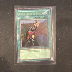 Yugioh The Forceful Sentry MRL-045 Ultra Rare Original 2002 Unlimited Ex - Image 1