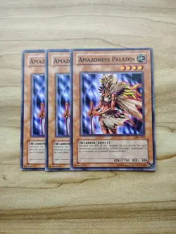 Yu-Gi-Oh! - Amazoness Paladin 3X - Complete Playset Of Cards - Image 1