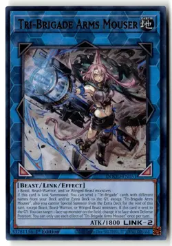Tri-Brigade Arms Mouser DOOD-EN051 Ultra Rare Yu-Gi-Oh 1st Edition LP - Image 1
