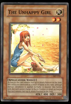 The Unhappy Girl AST-010 Common / Short Print Ancient Sanctuary Yu-Gi-Oh LP - Image 1