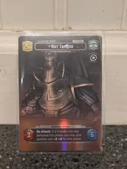Star Wars Unlimited - SHOWCASE FOIL Wat Tambor, Techno Union Foreman #268 (TWI) - Image 1