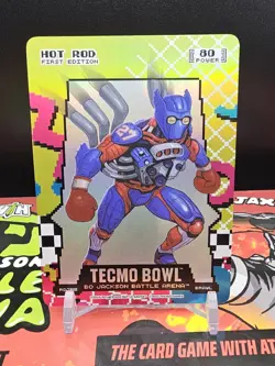 2026 Bo Jackson Battle Arena BOBA Tecmo HOT ROD (Rodney Hampton) 80s Rad FIRE - Image 1