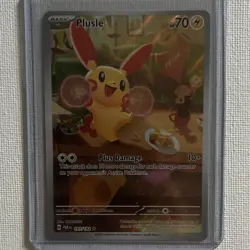 The Pokemon Company 2023 Paradox Rift Plusle 193/182 Illus Rare Holo ENG - Image 1