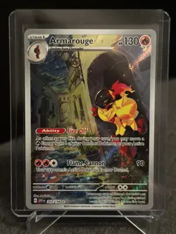 Pokemon TCG Armarouge Scarlet & Violet Base Set 203/198 Holo Illustration Rare - Image 1