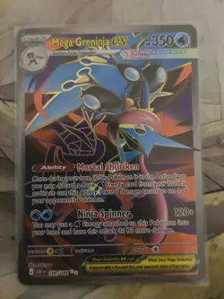 Mega Greninja Ex Full Art 100/086 Chaos Rising NM/M - Image 1