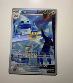 Nintendo Pokemon TCG Metang 094/086 CRIM Reverse Holo Rare Stage 1 100HP - Image 1