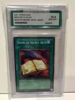 Graded 2001 YU-GI-OH Upper Deck Card BOOK OF SECRET ARTS- MAGIC MINT 10 - Image 1