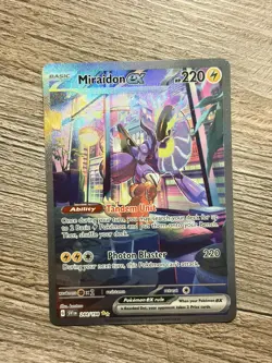 Miraidon EX Holo Pokemon TCG Card Scarlet Violet Base Set 244/198 - Image 1