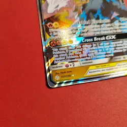 Pokemon Card Reshiram & Zekrom GX 157/236 Tag Team Cosmic Eclipse Ultra Rare - Image 3