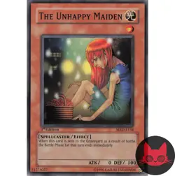 Yugioh The Unhappy Maiden MRD-E134 Common 1st Edition NM - Image 1
