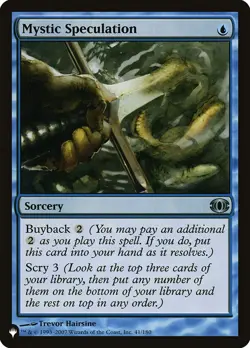 MTG Mystic Speculation ** The List ** English (NM) - Image 1