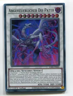 Yu-Gi-Oh! Abgeheuerlicher Dis Pater Super Rare RA05-DE041 - Image 1