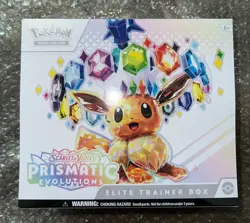 Pokemon Scarlet & Violet Prismatic Evolutions Elite Trainer Box ETB NEW SEALED - Image 1