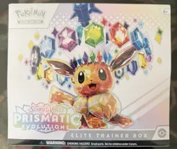 Pokemon Scarlet & Violet Prismatic Evolutions Elite Trainer Box ETB - New/Sealed - Image 1