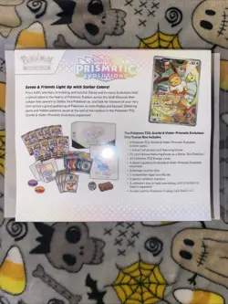 Pokemon Scarlet & Violet Prismatic Evolutions Elite Trainer Box ETB - New/Sealed - Image 4