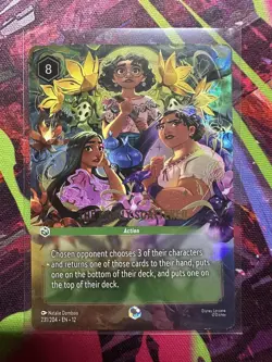 Disney's Lorcana - Wilds Unknown - The Family Scattered ENCHANTED 231/204 - Image 1