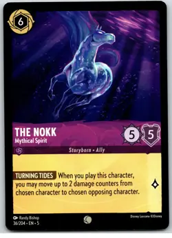 #36 The Nokk Mythical Spirit PLAYSET x4 2024 Lorcana Shimmering Skies 4x Common - Image 2