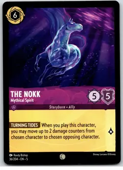 #36 The Nokk Mythical Spirit PLAYSET x4 2024 Lorcana Shimmering Skies 4x Common - Image 4