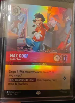 Max Goof Rockin' Teen 214/204 Epic FOIL Disney Lorcana - Fabled - Image 1