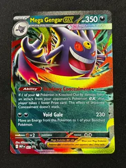 Pokemon TCG Mega Gengar EX 073 Black Star Promo Mega Moonlit Tin B - Image 1