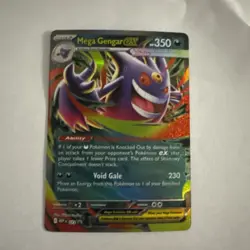 Pokemon TCG Mega Gengar EX 073 Black Star Promo Mega Moonlit Tin - Image 1