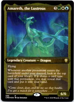 Amareth, the Lustrous (Foil Etched) - Commander Legends - 586 NM - Image 1