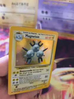 Pokemon Karte Card Magneton Base Expansion Set Basis Deutsch Holo Wotc VG - Image 4
