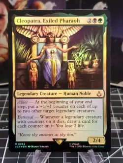 FOIL - Assassin's Creed *FOIL* M Cleopatra, Exiled Pharaoh #0052 NM - Image 1