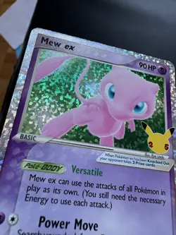 Mew Ex 88/92 Celebrations: Classic Collection Holo Rare NM Pokemon TCG card - Image 2