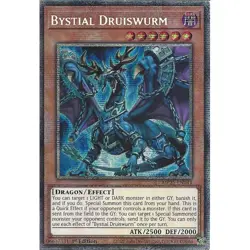 Yu-Gi-Oh Bystial Druiswurm MP25-EN044 Starlight Rare 1st Edition - Image 1