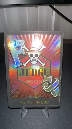 DON !! Card CHAMPIONSHIP JUDGE Promo One Piece Card 25-26 ENGLISH - RARE - Image 1
