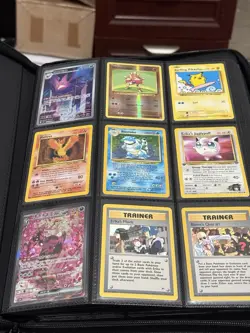 🔥Pokemon Binder Collection Vintage Holos + One Piece SR+ READ DESCRIPTION🔥 - Image 1