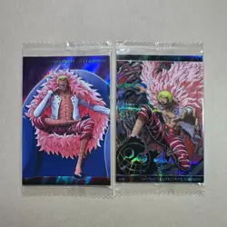 Doflamingo - No.15 SR No.10-26 R - SEALED One Piece Wafer Cards Bandai B64 LL - Image 1
