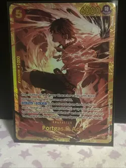 Portgas.D.Ace OP16-118 SEC One Piece OP16 The Time of Battle NM - Image 1