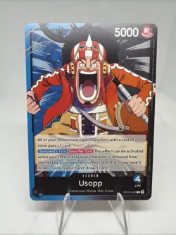 One Piece Royal Blood OP10-042 Usopp Blue Black Leader - Image 1
