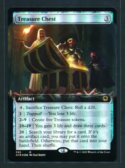 Treasure Chest - Extended Foil - MTG Magic 2021 Adventures Forgotten Realms NM/M - Image 1