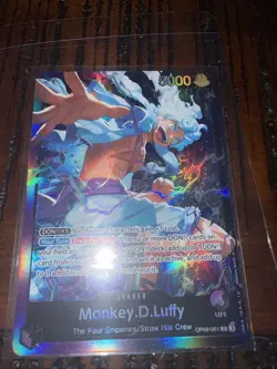 Monkey D Luffy OP09-061 Leader Alt Starter Deck 26 One Piece Mint MN Foil - Image 1