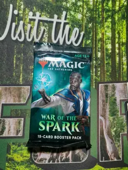 small playable mtg collection lot with a sealed war of the spark pack - Image 2