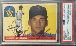Harmon Killebrew 1955 Topps RC Rookie Auto Autograph PSA Authentic Auto 9 HOF👀 - Image 1