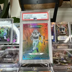 Ceedee Lamb 2023 Obsidian FOTL Neon Flood SSP /3 Cowboys Super Rare - Image 5