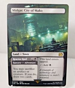 MTG: Magic the Gathering Final Fantasy #313/585: Midgar, City of Mako Rare - Image 1