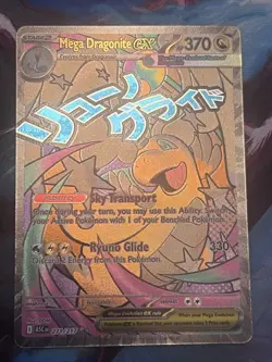 Mega Dragonite EX 271/217 Full Art Ultra Rare Holo Pokemon Card Mint Condition - Image 2