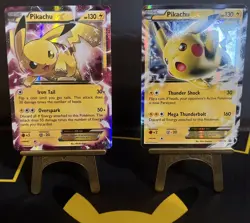 Pikachu EX XY84 Pikachu EX XY174 XY Black Star Promo Holo Card Lot Bundle - Image 1