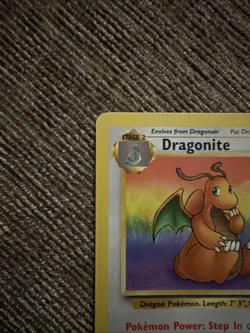 Pokemon TCG Dragonite 19/62 Fossil Rare Non-Holo Card - Image 3