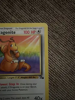 Pokemon TCG Dragonite 19/62 Fossil Rare Non-Holo Card - Image 4