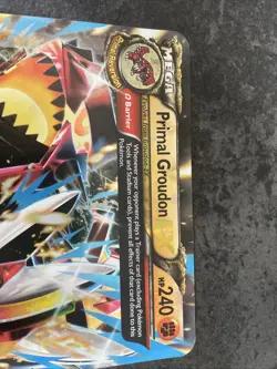 Pokemon TCG Primal Groudon-EX Holo Rare Card Primal Clash 86/160 - Jumbo Card - Image 3