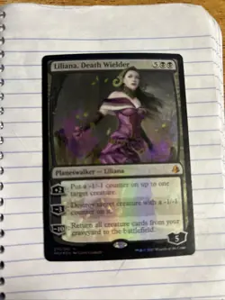Liliana, Death Wielder Amonkhet Foil Lightly Played - Image 1