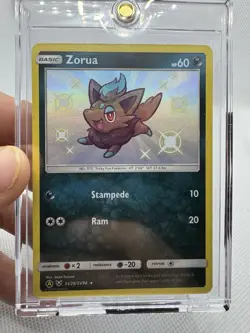 Zorua SV25/SV94 Holo Rare: Hidden Fates Shiny Vault Pokemon TCG Near Mint - Image 2