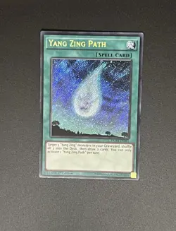 YuGiOh Yang Zing Path Secret Rare 1st Edition DUEA-EN061 - Image 1